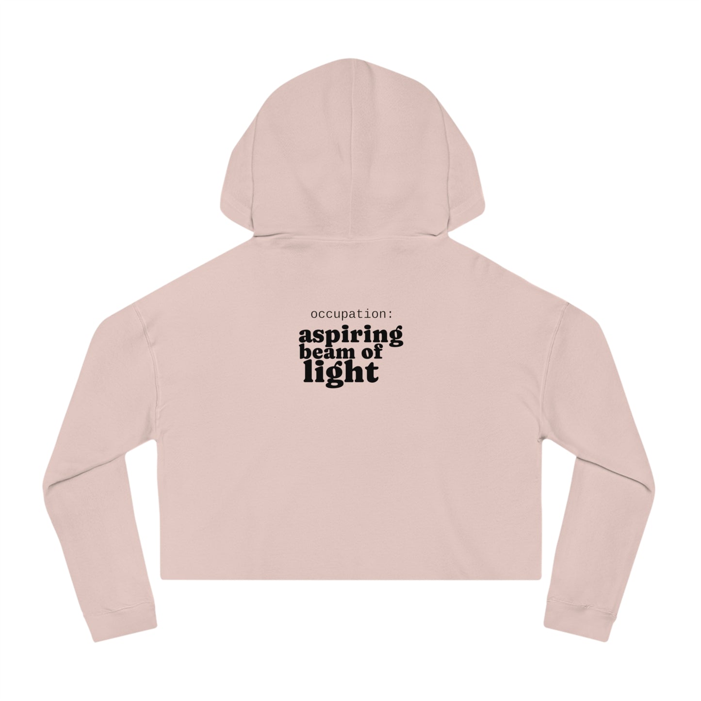Aspiring Beam of Light Cropped Hoodie