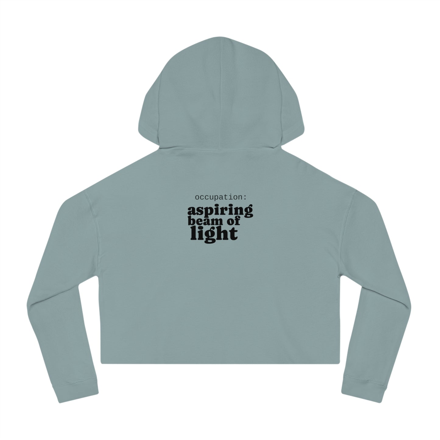 Aspiring Beam of Light Cropped Hoodie