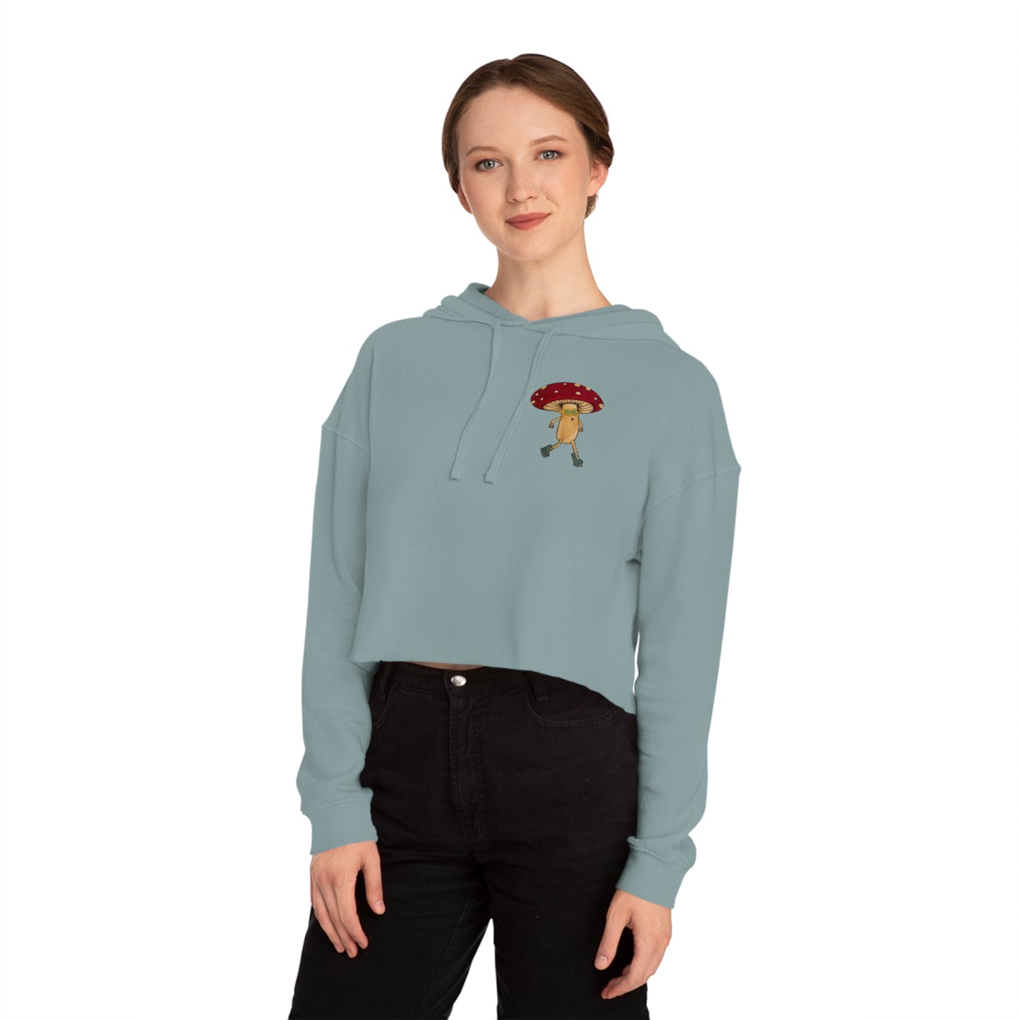 Aspiring Beam of Light Cropped Hoodie