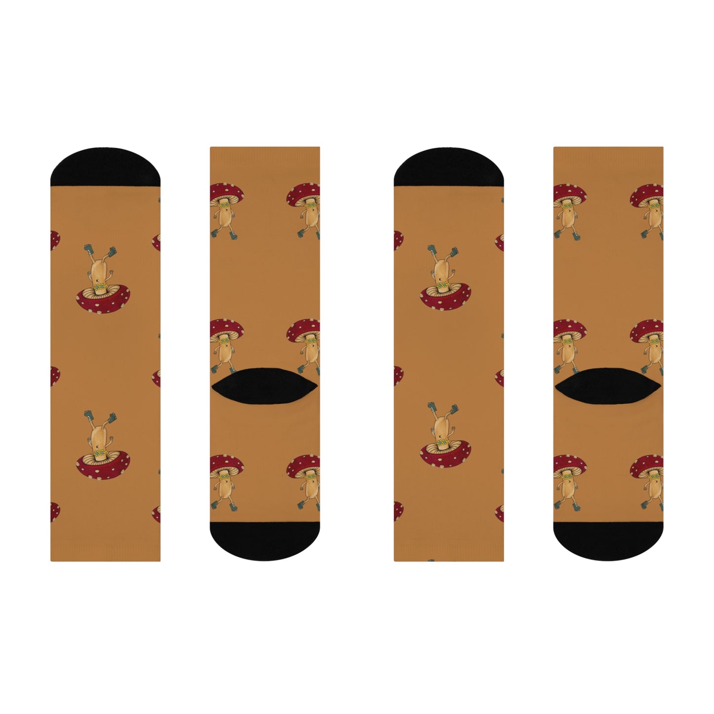 Mush-Vroom Crew Socks