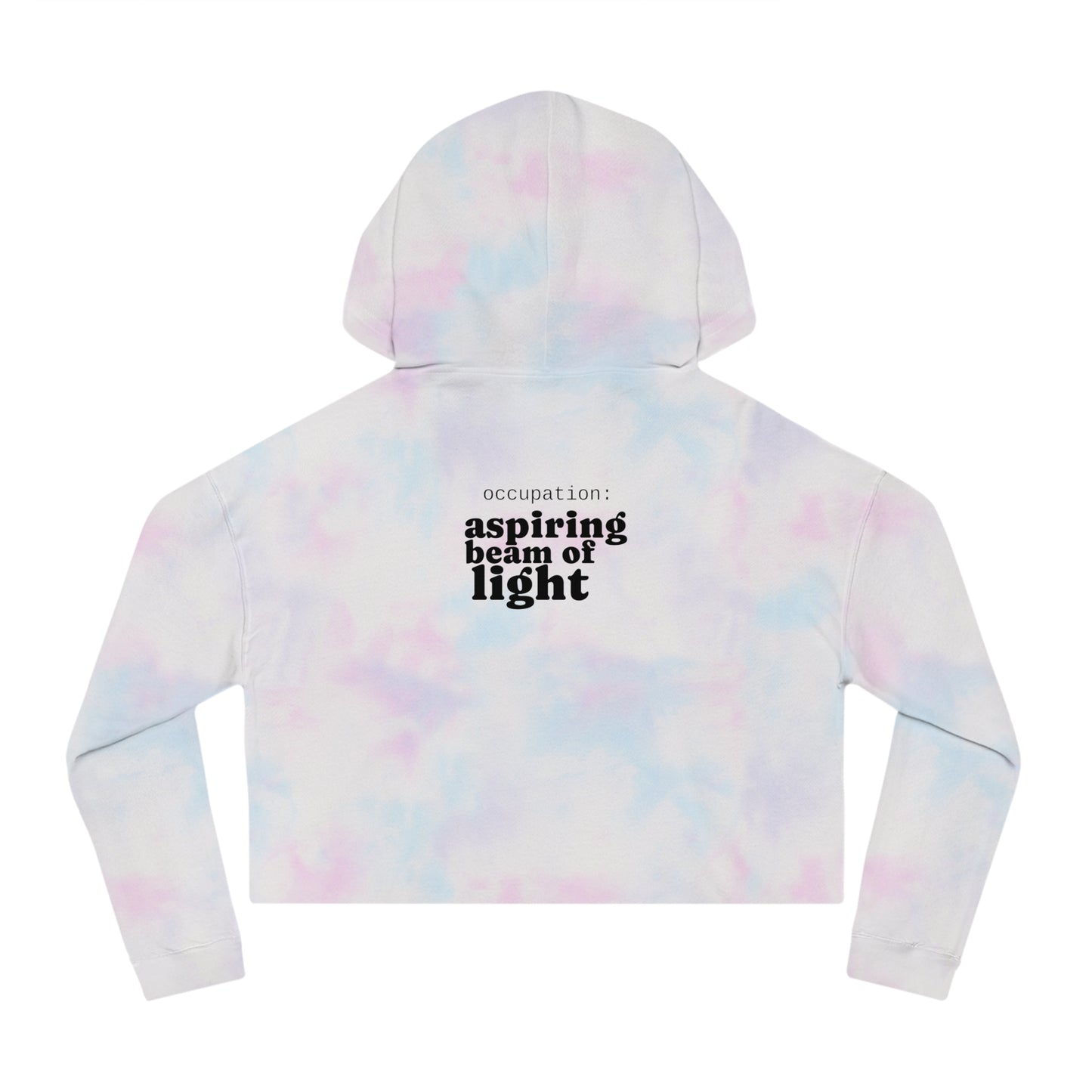 Aspiring Beam of Light Cropped Hoodie