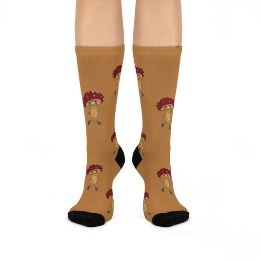 Mush-Vroom Crew Socks