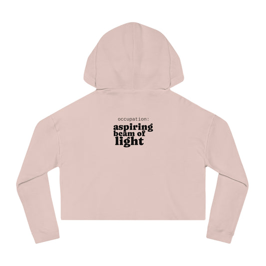 Aspiring Beam of Light Cropped Hoodie