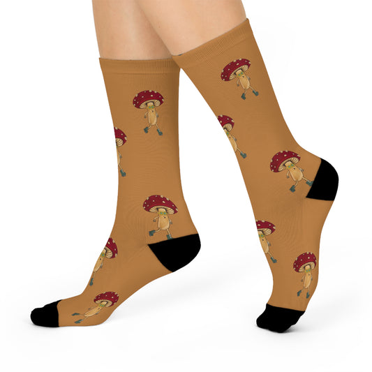 Mush-Vroom Crew Socks