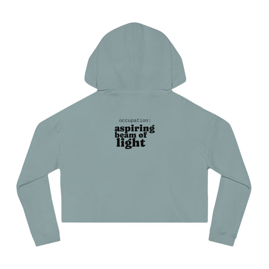 Aspiring Beam of Light Cropped Hoodie