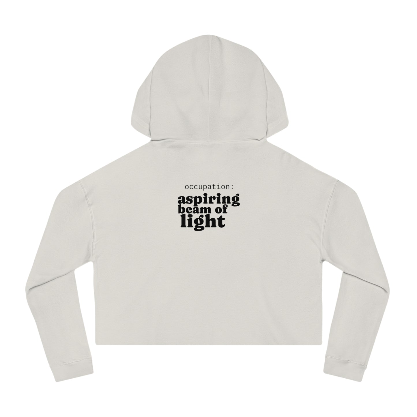 Aspiring Beam of Light Cropped Hoodie