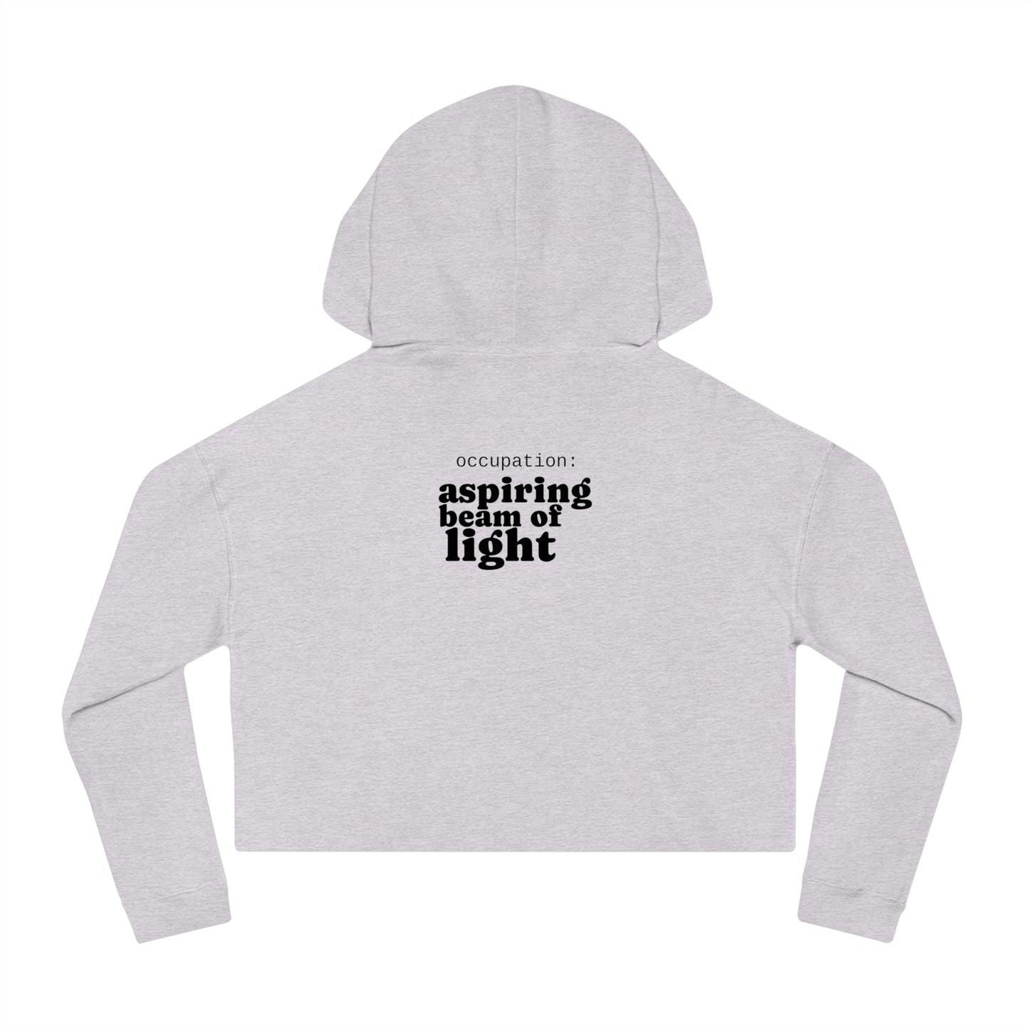 Aspiring Beam of Light Cropped Hoodie