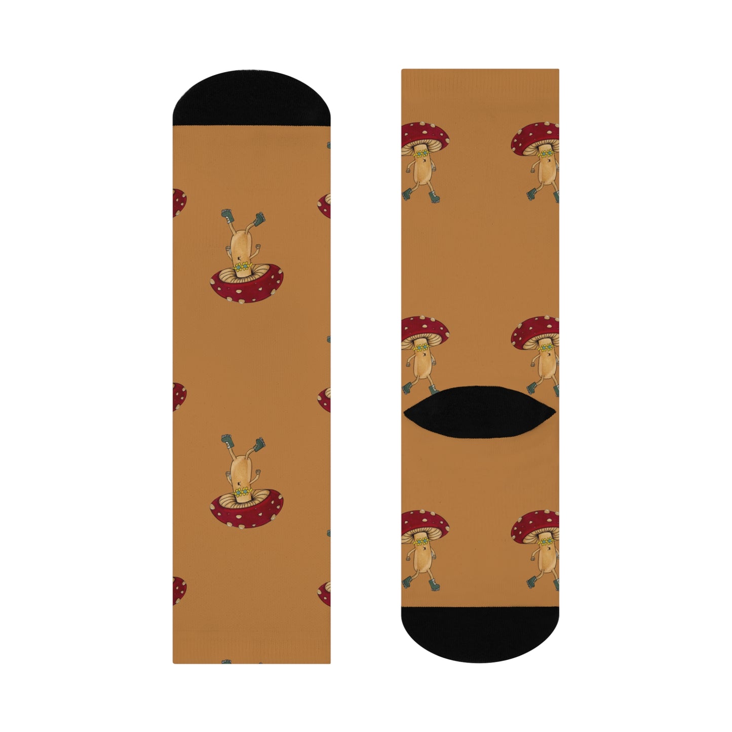 Mush-Vroom Crew Socks